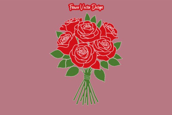 Download Red Rose Flower Bouquet Vector - Rose Collection