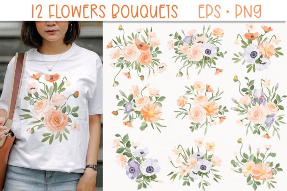 Download Rose Bouquet PNG, Vector Spring Flowers - Rose Collection