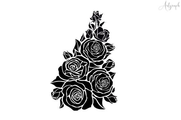 Download Rose Bouquet SVG - Rose Collection