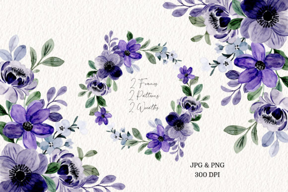 Download Digital Clipart Floral Watercolor Part28 - Premium Resources